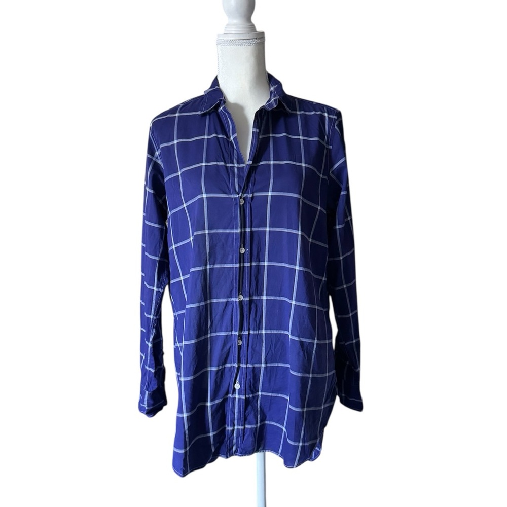 Frank & Eileen Navy Plaid Men's Shirt
